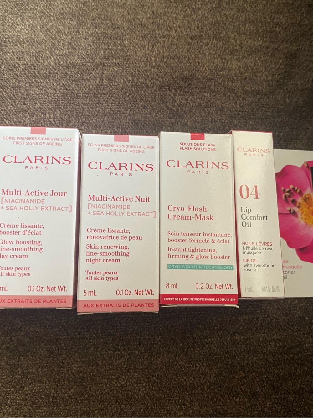 Clarins Sample Set